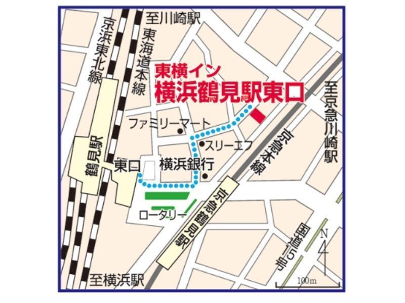 Toyoko Inn Yokohama Tsurumi Eki Higashi Guchi Exterior photo